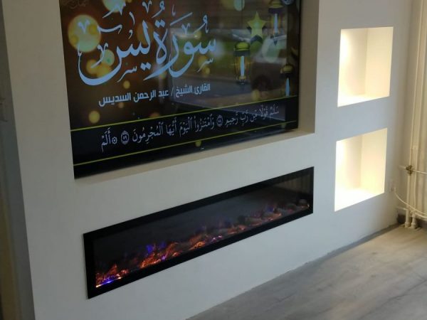 Plafond verlagen en wanden plaatsen
